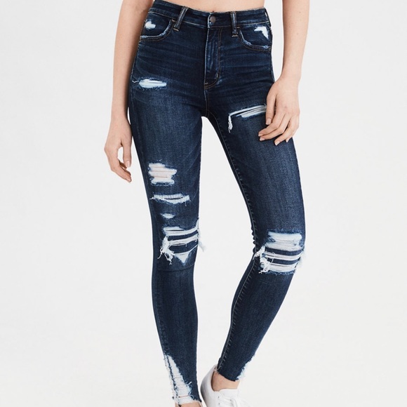 American Eagle Outfitters Denim - NWT American Eagle Distressed High Rise Jeggings